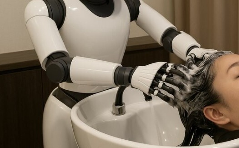 AI- embedded headswering service is popular in China. Illustrative photo created with AI tools