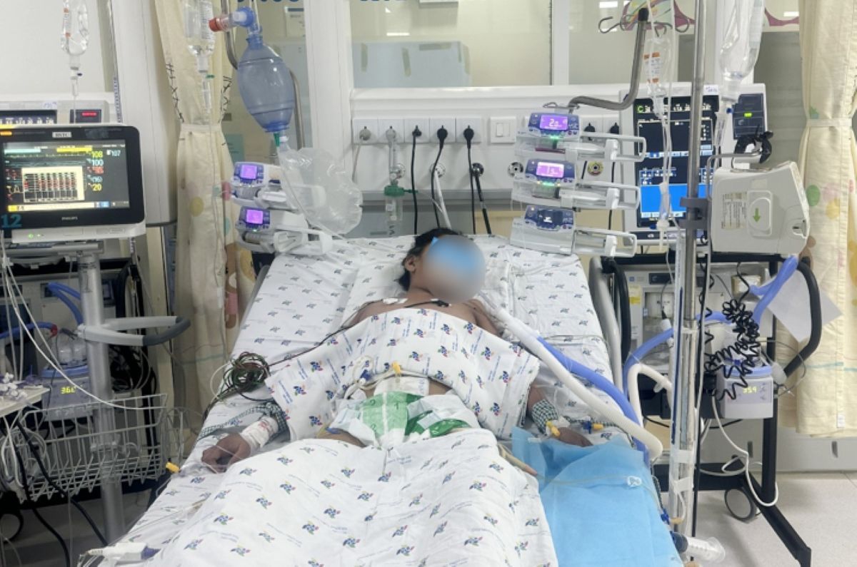 Una niña de 9 años sufrio un shock hemorragico. Foto: Hospitales que lo proveen