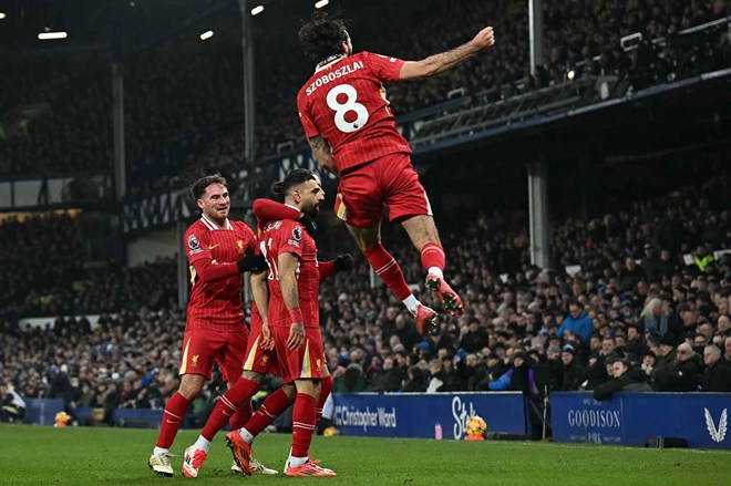 Liverpool esta muy cerca de la corona de la Premier League. Imagen de AFP