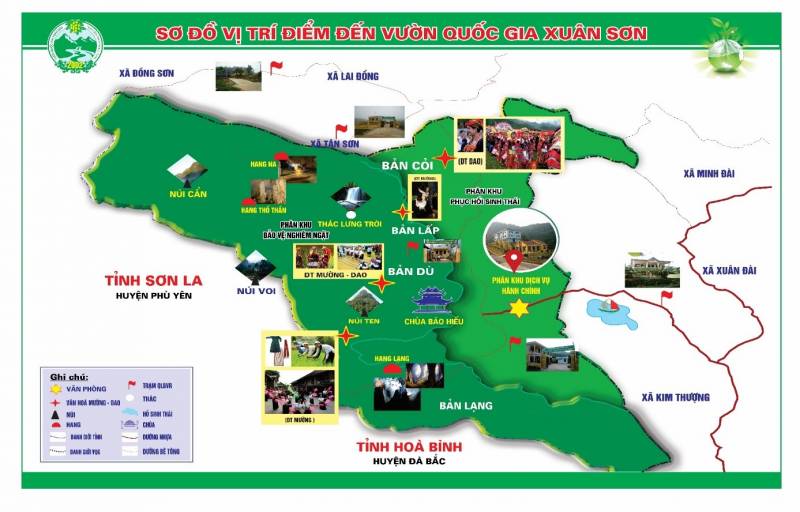 So do vuon quoc gia Xuan Son, tinh Phu Tho. Anh: So VHTTDL tinh Phu Tho