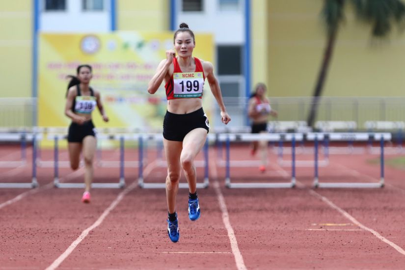 Athlete Quach Thi Lan. Photo: Thanh Vu