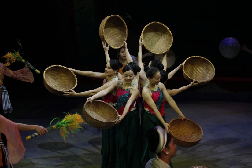 Los espectaculos de circo de temas historicos estan elaboradamente organizados. Foto: Federacion de Circos de Vietnam