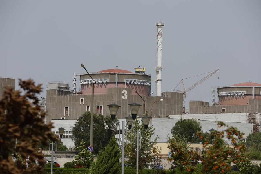 Zaporizhzhia Nuclear Power Plant. Photo: Xinhua
