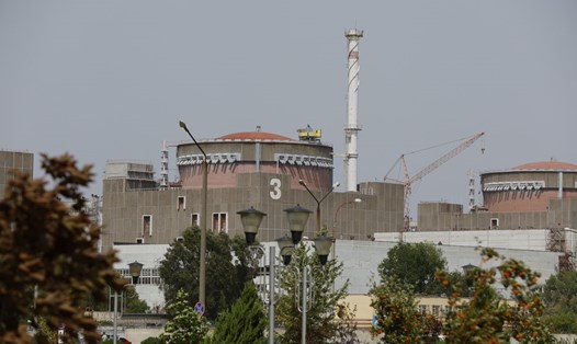 Nhà máy điện hạt nhân Zaporizhzhia. Ảnh: Xinhua
