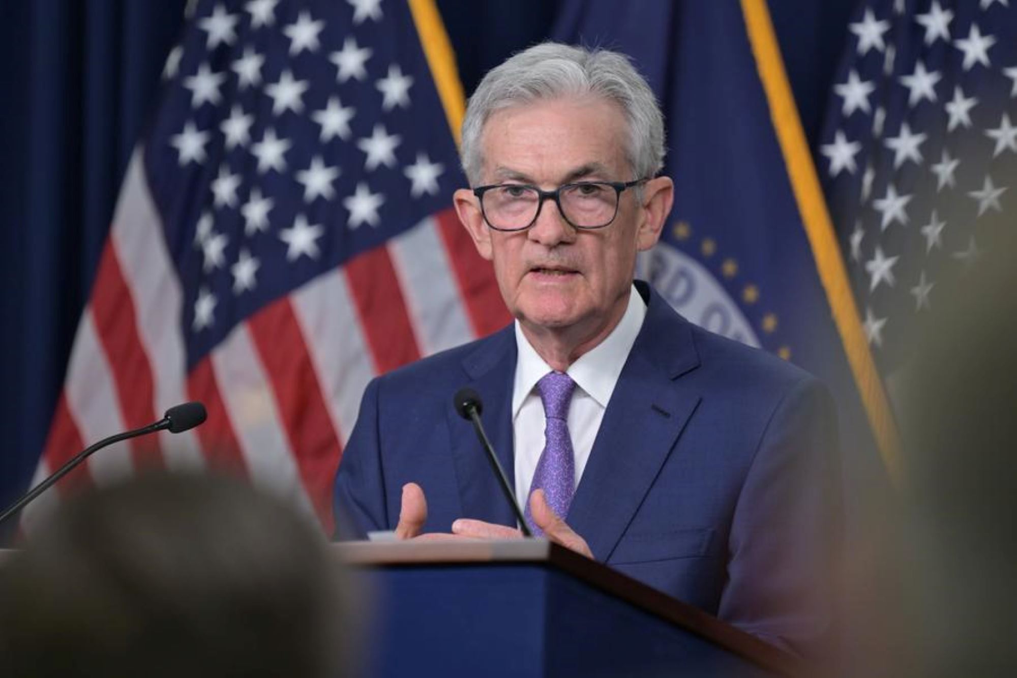 El presidente de la Fed, Jerome Powell. Imagen de la agencia Xinhua
