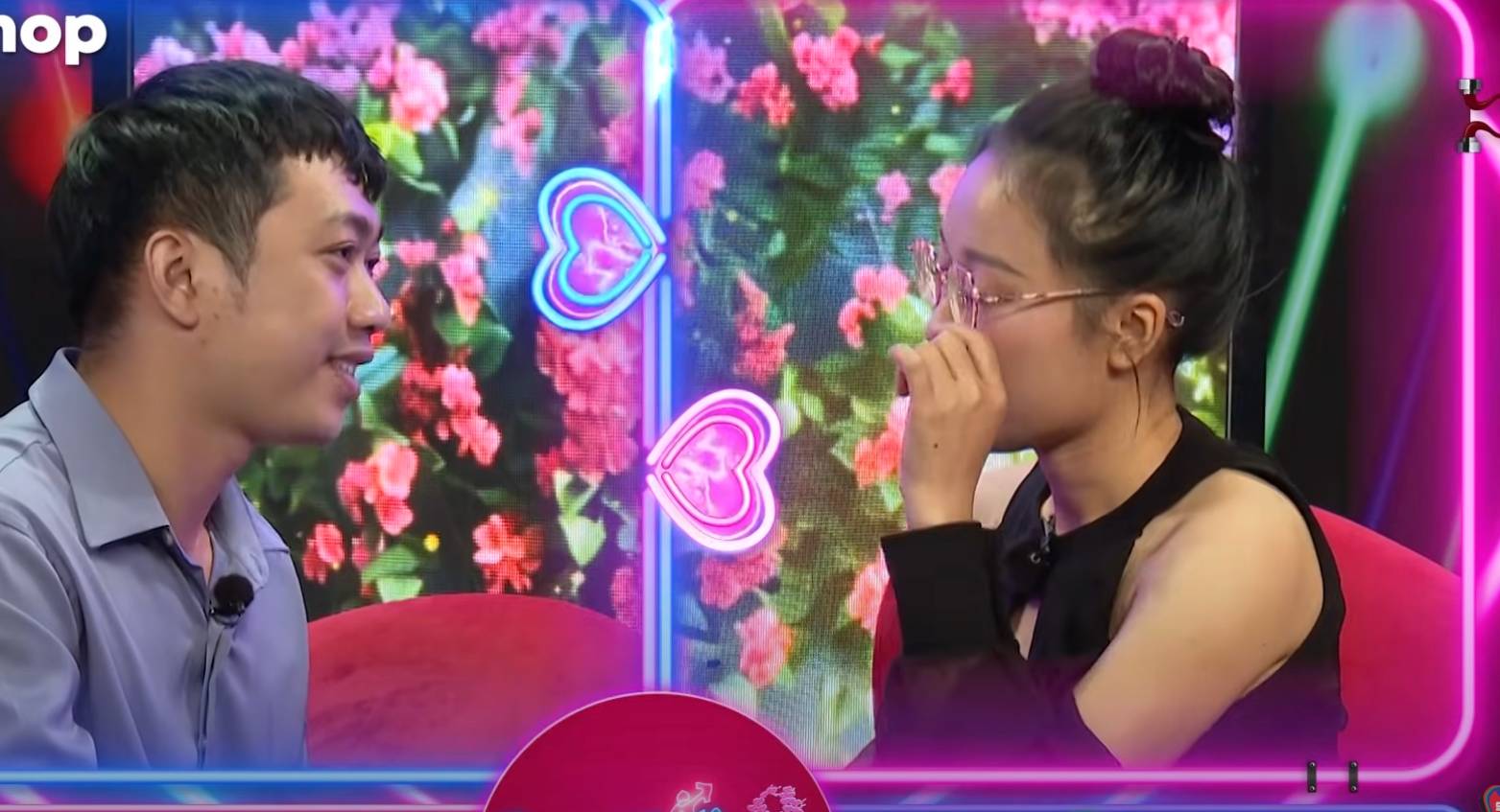 The couple at "You want to date". Photo: MCV Producer.