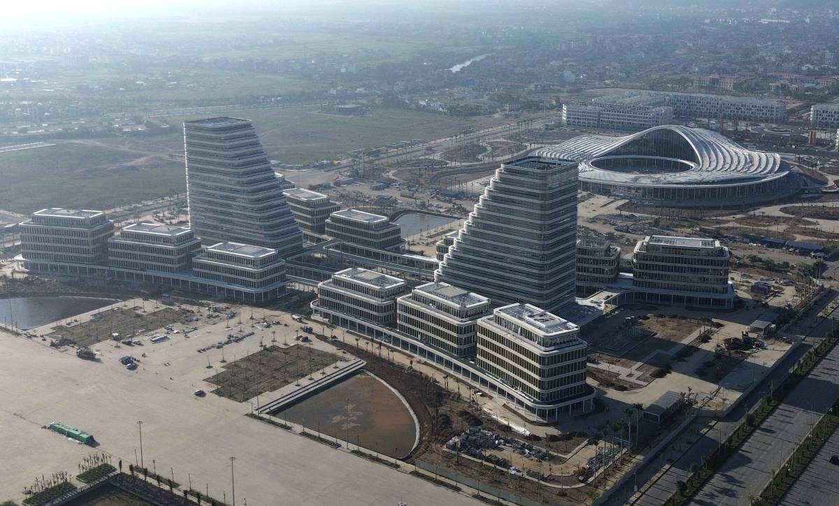 The remaining project is the Hai Phong City Political - Administrative Center after the abandonment of Hai Duong province. Photo: Hoang Khoi