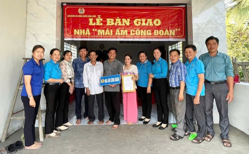 The Union Shelter where the dream of settling down for union members comes true. Photo: Cang Long District Labor Federation