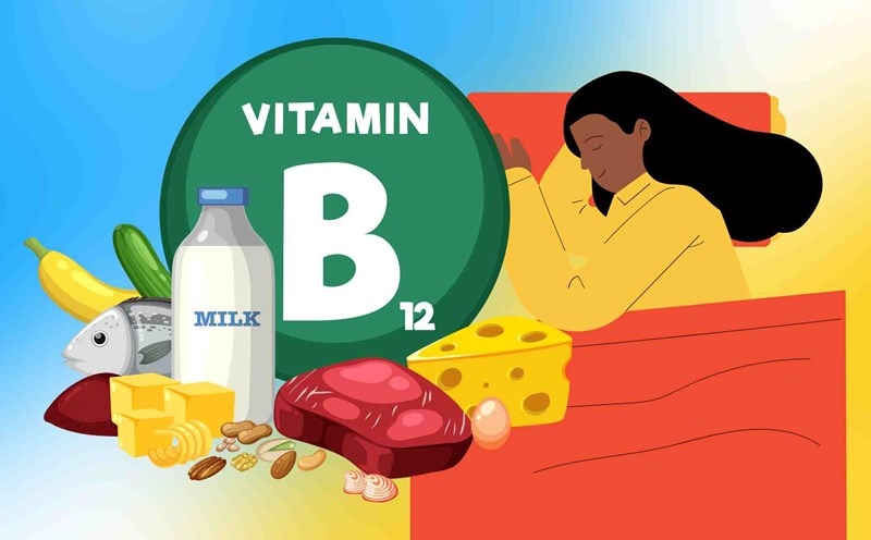 Vitamin B12 deficiency can silently disrupt your sleep. Graphics: Dinh Dinh