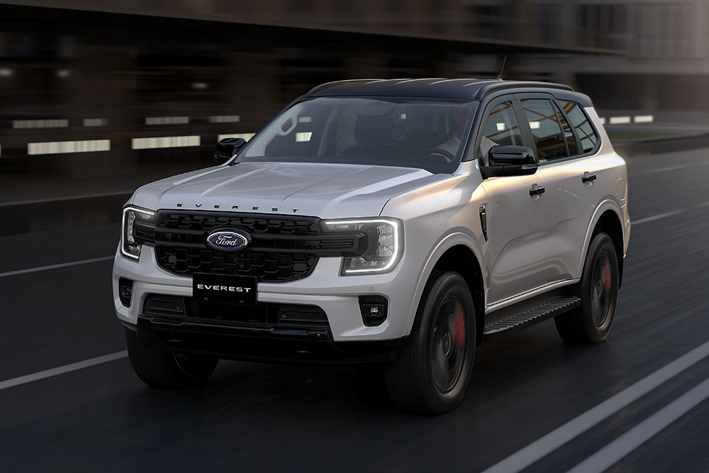 La version especial del Ford Everest Sport acaba de ser lanzada en el mercado vietnamita. Imagen de la ciudad de Nueva York