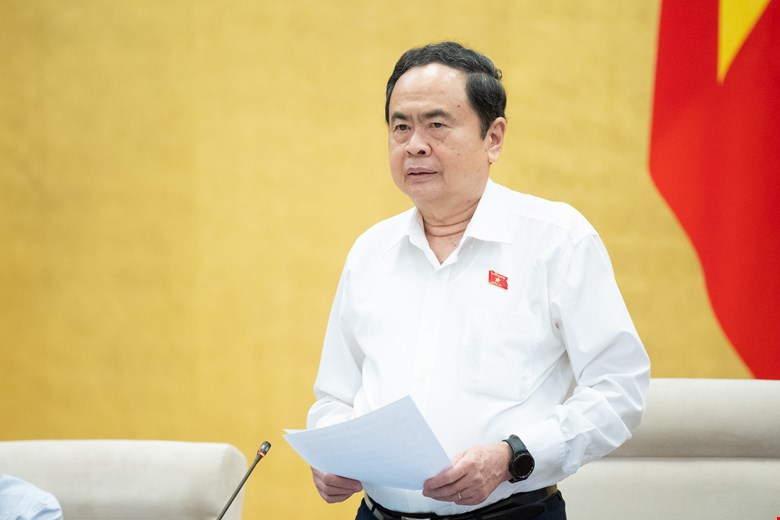 Politburo member and National Assembly Chairman Tran Thanh Man has signed and issued a Resolution of the National Assembly Standing Committee on personnel work in Lao Cai province. Photo: Quochoi.vn