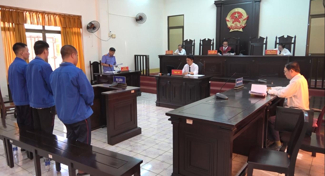 3 drug-related defendants were sentenced to prison.