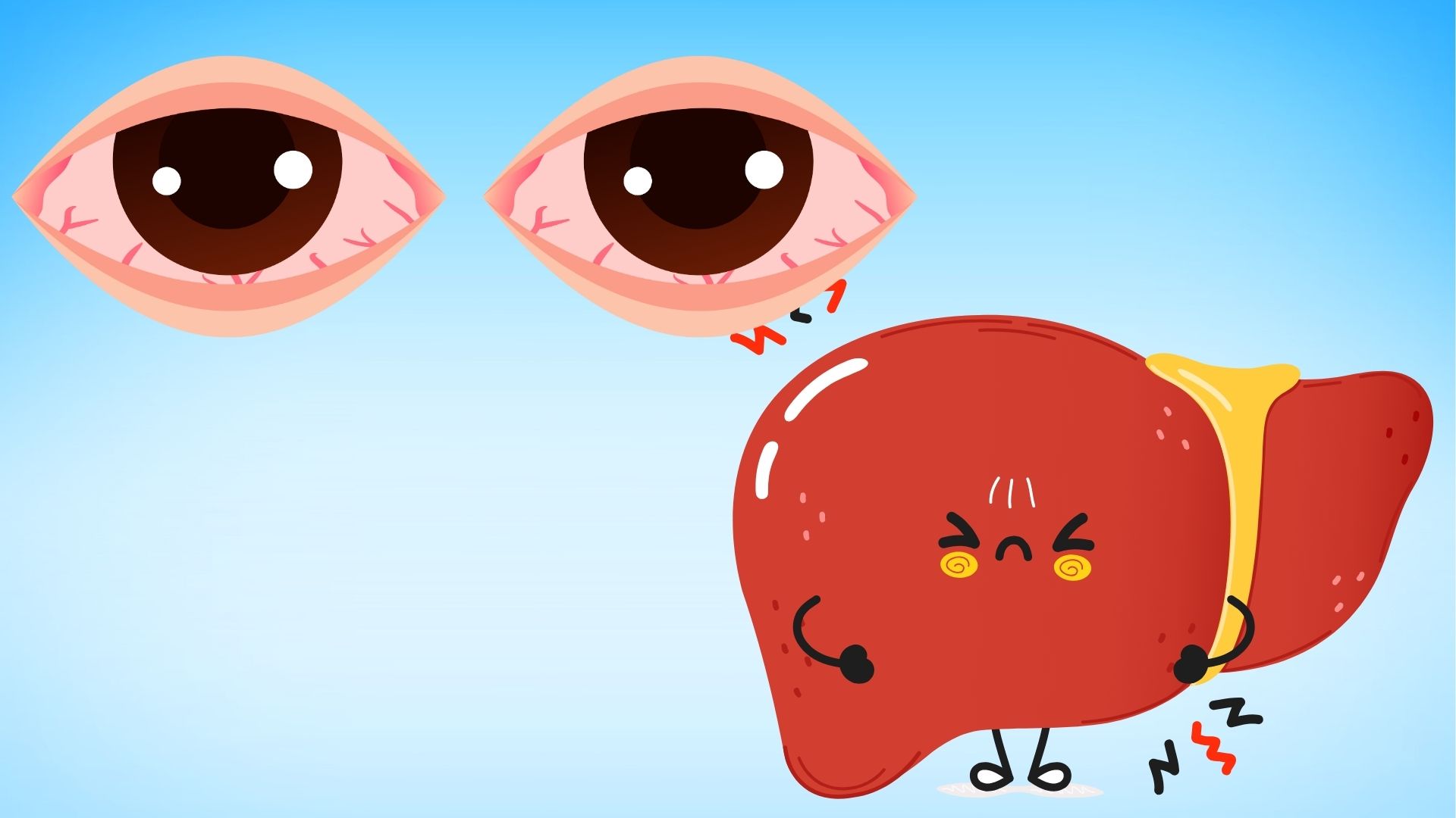 Signs in the eyes that warn of liver disease