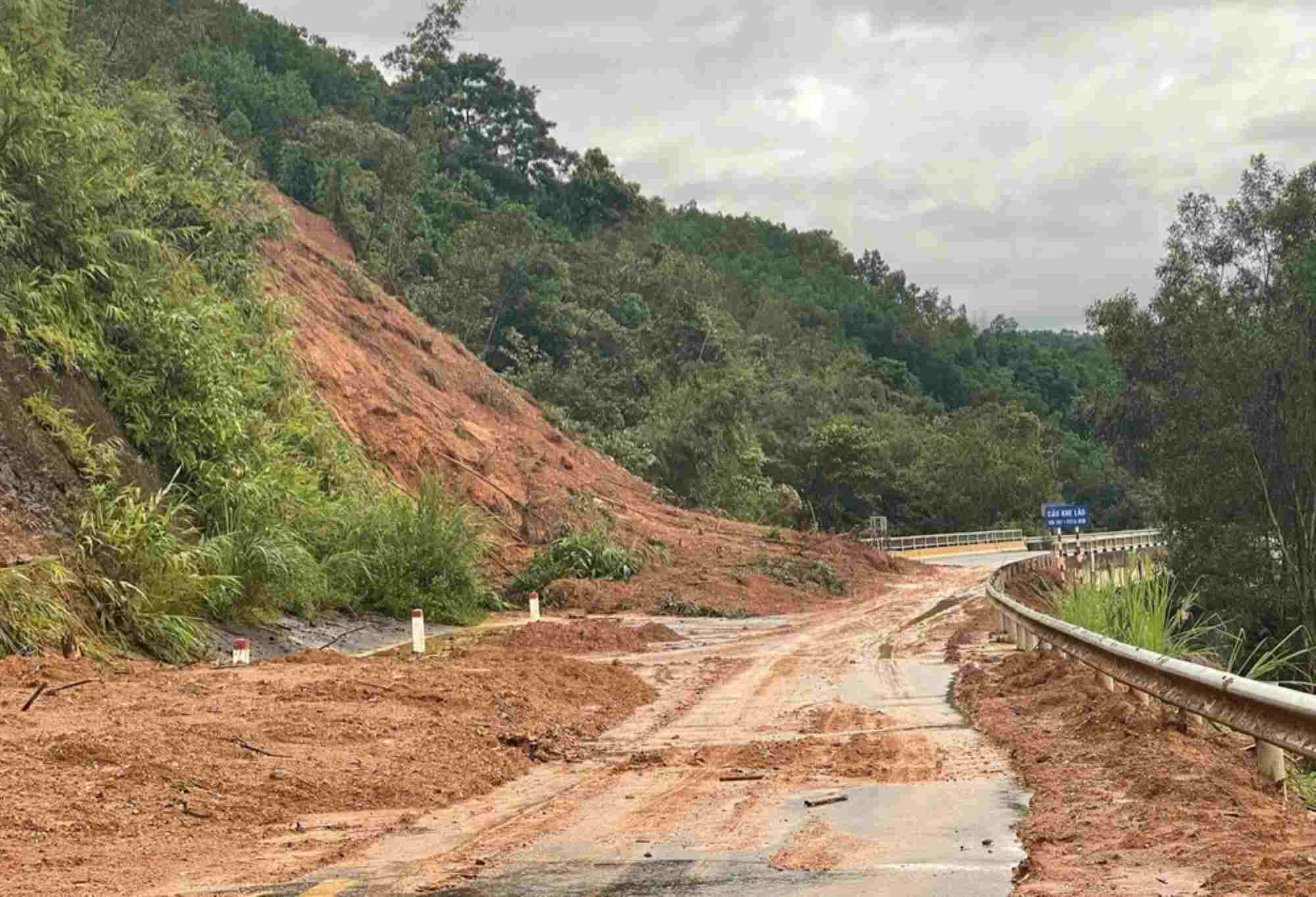 Many roads in Dinh Hoa district were eroded during the flood in September 2024. Photo: Viet Bac