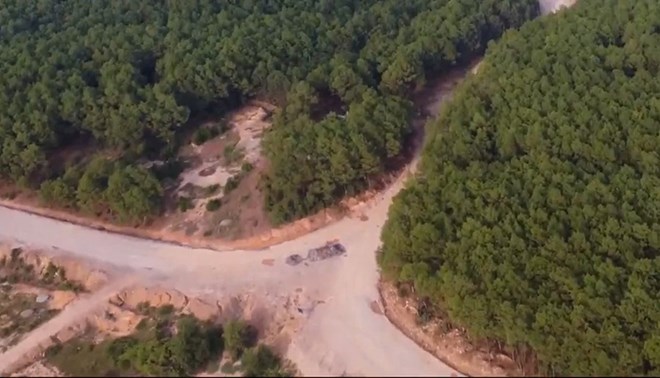The area where the ecological cemetery and crematorium project is expected to be implemented in Dien Loi commune, Dien Chau district, Nghe An. Photo: Hai Dang