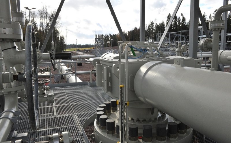 Nord Stream pipeline equipment. Photo: Xinhua