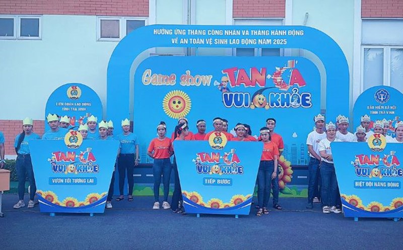 Launch of the Gameshow "Tan ca vui - khoe" in 2025. Photo: Hoang Loc