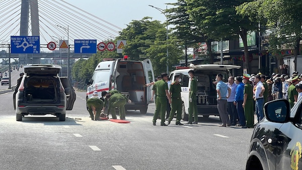 A horrific murder case on Hoang Thi Loan Street, Da Nang. Photo: Viet Niem