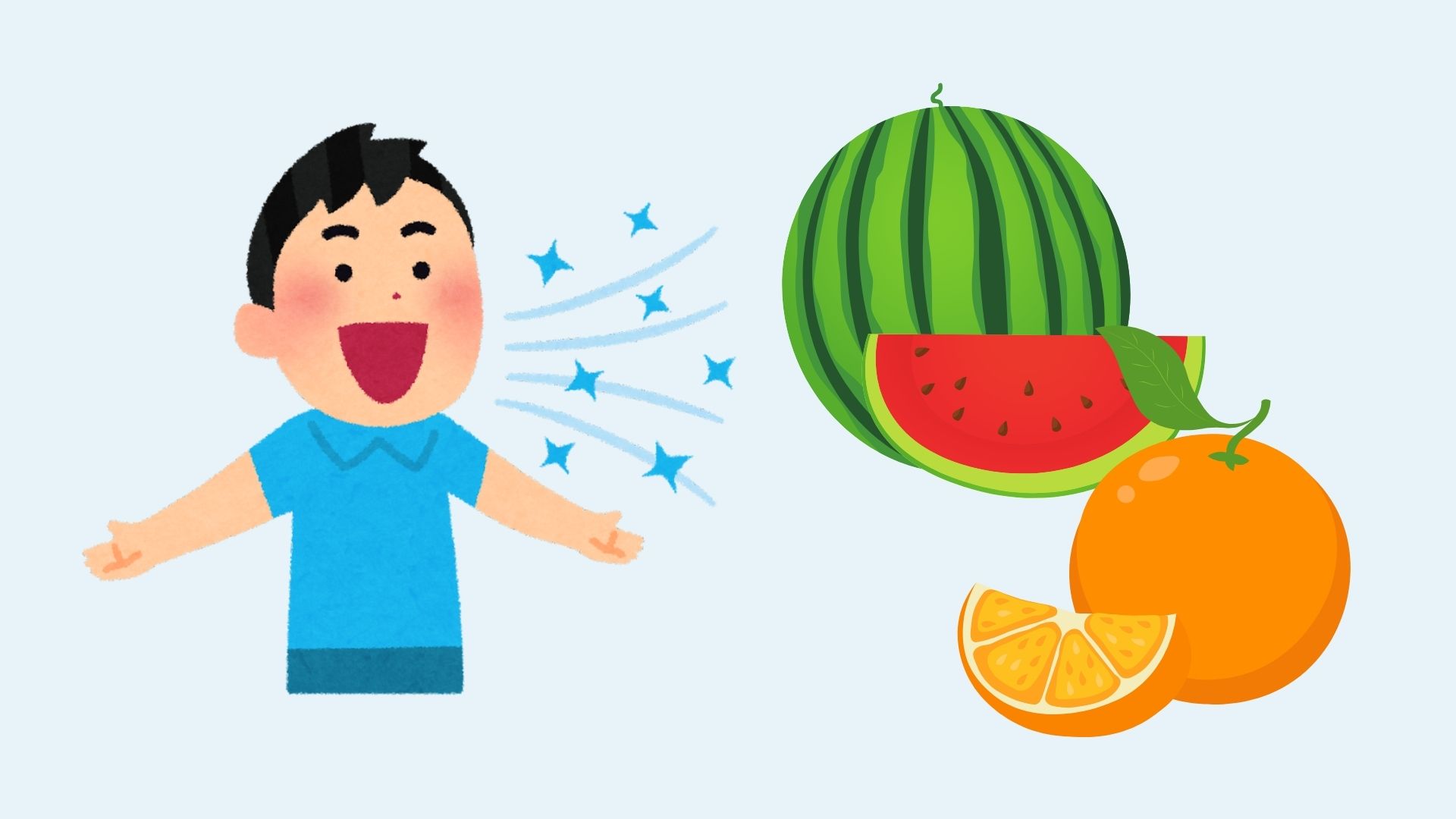 Relieve heat in summer with 6 refreshing fruits. Graphics: Dinh Dinh