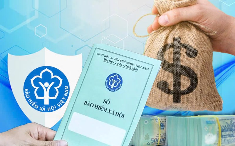 Binh Duong and Ho Chi Minh City are bustling with services of mortgaging and purchasing social insurance books. Graphics: TG