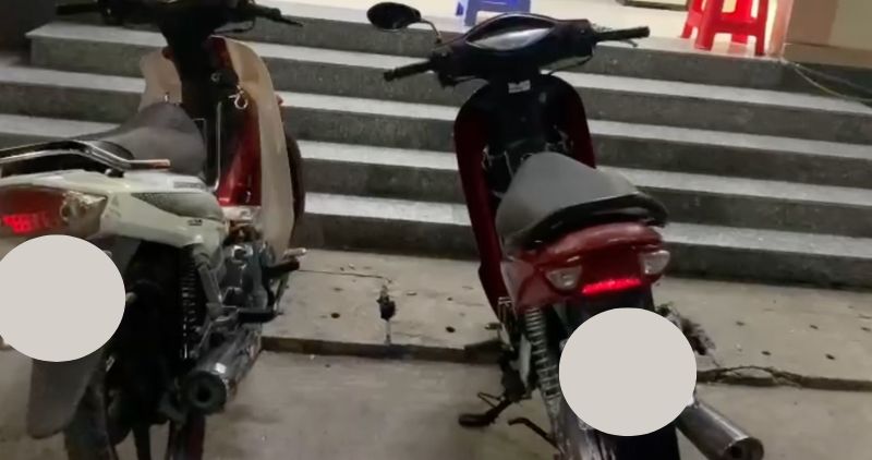 Detenidos cuatro sujetos que robaron motocicletas para venderlas a la droga. Foto: suministrada por la policia