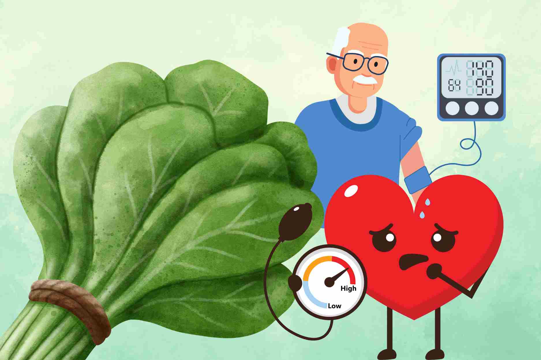 A familiar vegetable rich in magnesium helps control high blood pressure effectively. Graphics: Dinh Dinh