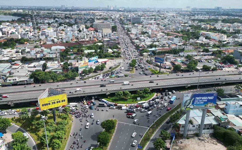 A corner of Hiep Binh Chanh ward (Thu Duc city) - soon to be Hiep Binh ward with the most people in Ho Chi Minh City. Photo: Anh Tu