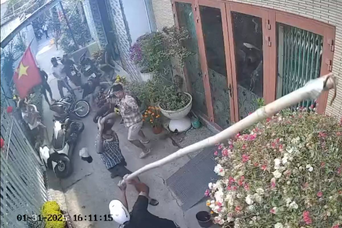 Subjects fighting in Dong Thap province