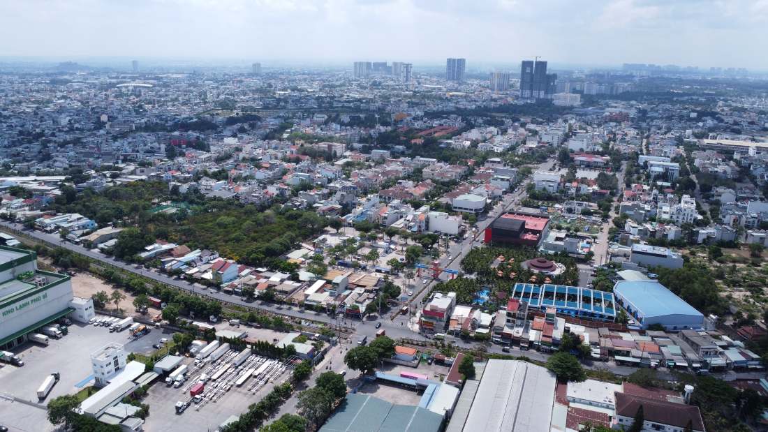 Di An ward is the most populous ward-level administrative unit in Binh Duong province after the arrangement. Photo: Dinh Trong