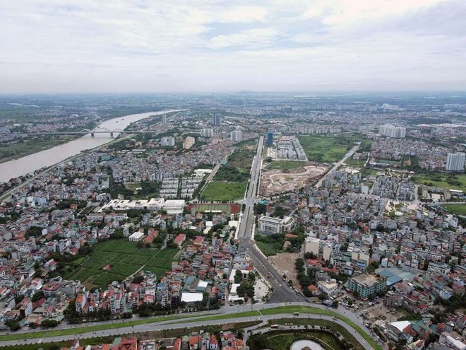 Hanoi City allocates land to implement the project to build a road from Ngoc Thuy dike to Thuong Thanh New Urban Area, Long Bien district. Illustrative photo: Hanoi.gov