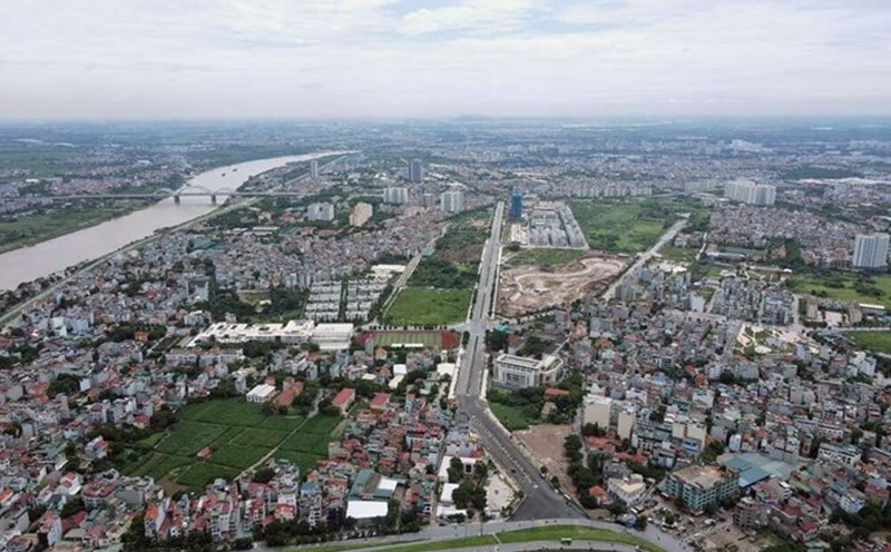 Hanoi City allocates land to implement the project to build a road from Ngoc Thuy dike to Thuong Thanh New Urban Area, Long Bien district. Illustrative photo: Hanoi.gov