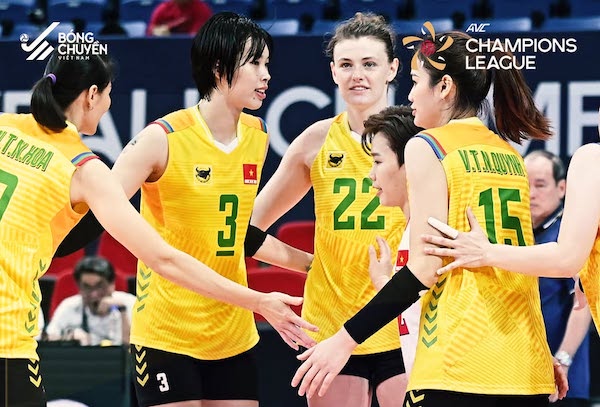 VTV Binh Dien Long y Met Kaohsung Taipower en los cuartos de final de la Copa del Club Asiatico en el Club Asiatico. Foto: AVC