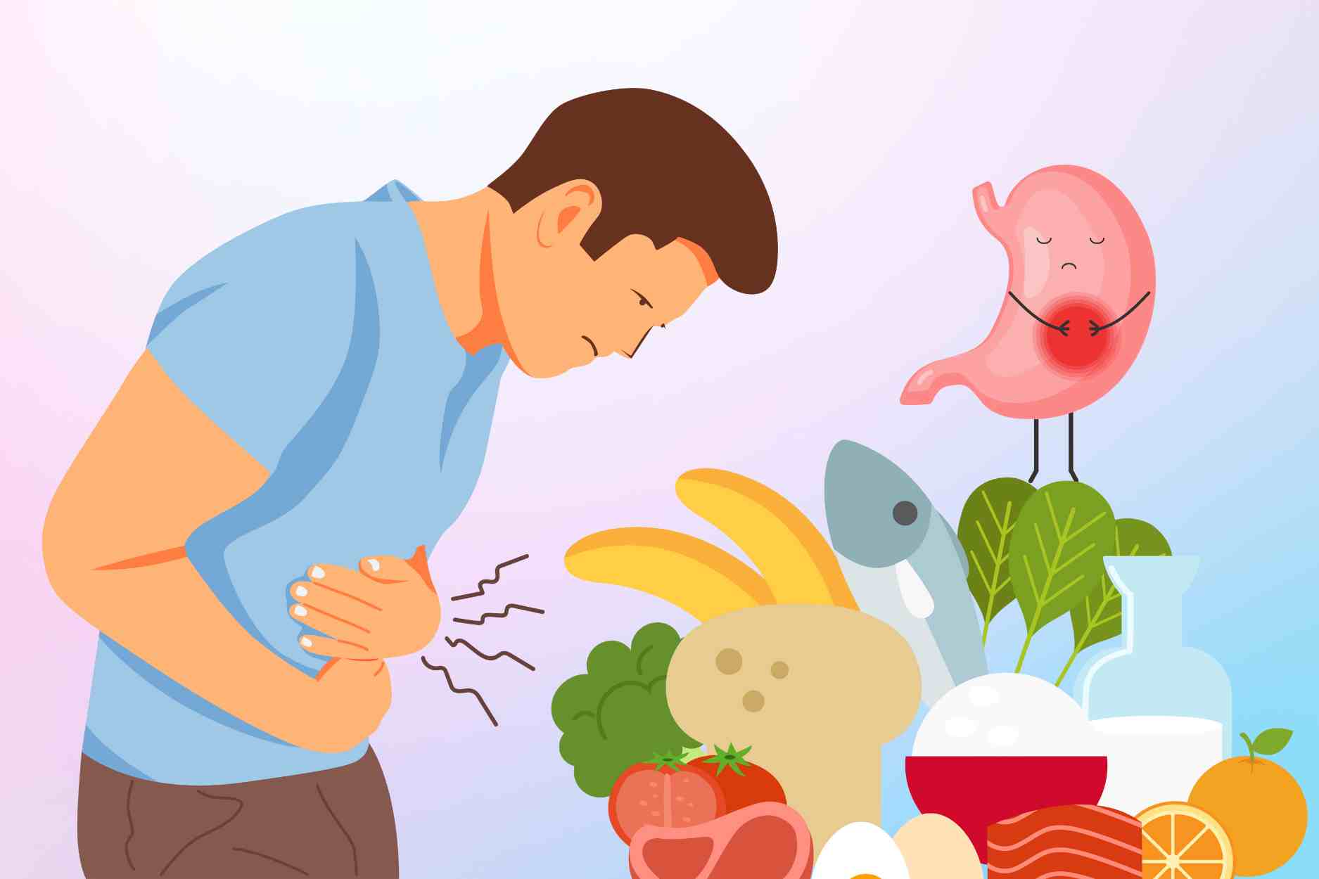 4 foods that help relieve stomach pain, improve anemia caused by ulcers