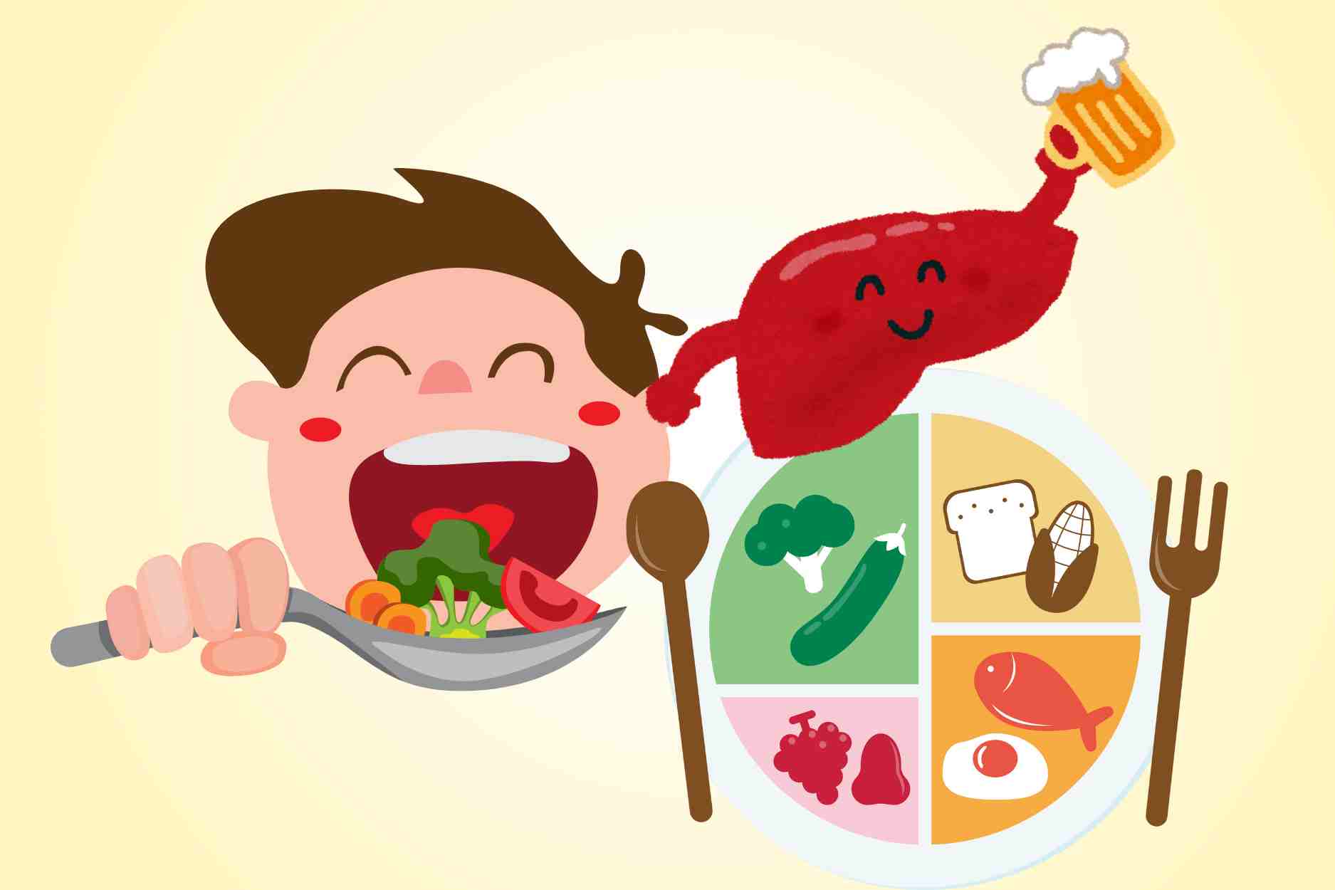 The 3-day menu helps detoxify and repair liver cells after drinking alcohol and beer. Graphics: Dinh Dinh