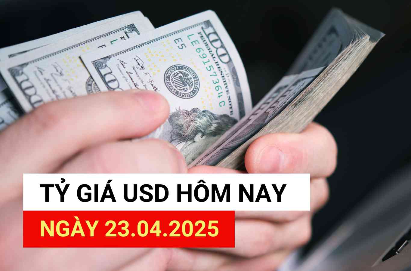 USD exchange rate today, April 23, 2025