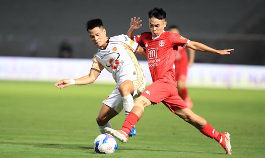 Hoàng Anh Gia Lai gặp Hải Phòng tại vòng 20 V.League. Ảnh: Minh Dân