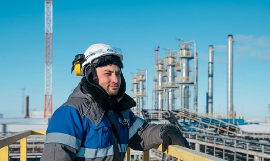 Nhân viên công ty khí đốt Nga Gazprom. Ảnh: Gazprom