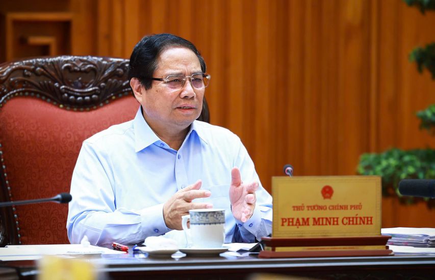 Politburo member and Prime Minister Pham Minh Chinh requested to prepare well the contents for negotiations with the US. Photo: Nhat Bac