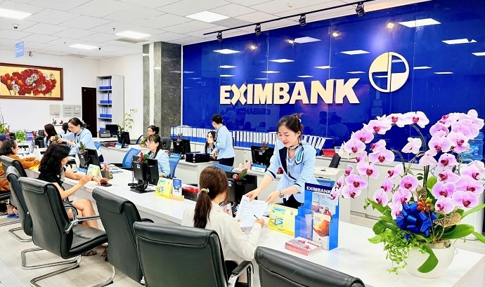 Tong thu nhap hoat dong cua Eximbank tang cao ky luc. Anh:Eximbank