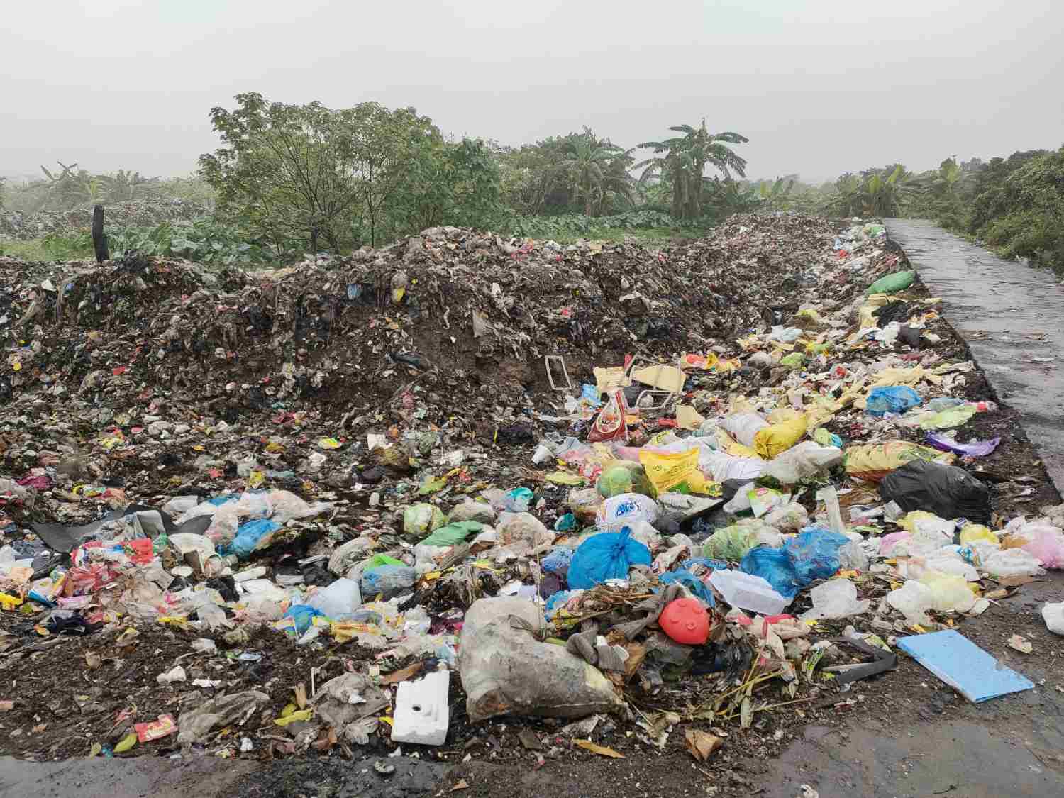 Garbage dump in Gia Loc district, Hai Duong. Photo: Hoang Khoi