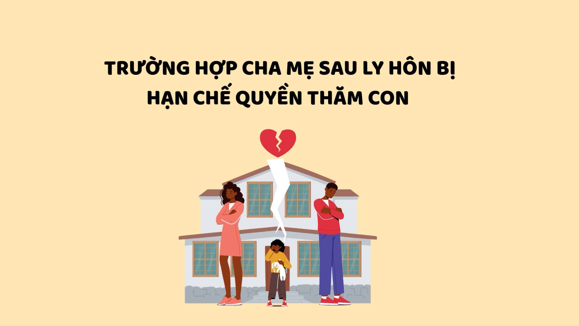In cases where parents have limited access to visit their children after divorce. Graphics: Huyen Trang