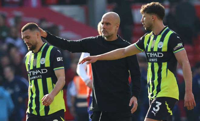 Pep wants Doku to continue to improve and improve. Photo: AFP