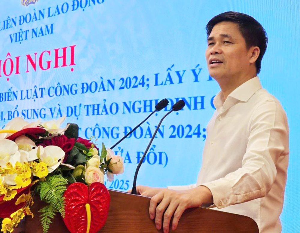 El vicepresidente de la Asociacion Nacional de Empresarios de Vietnam, Ngo Duy Hieu, pronuncio el discurso de apertura de la conferencia. Imagen de la pagina web de Nam Young