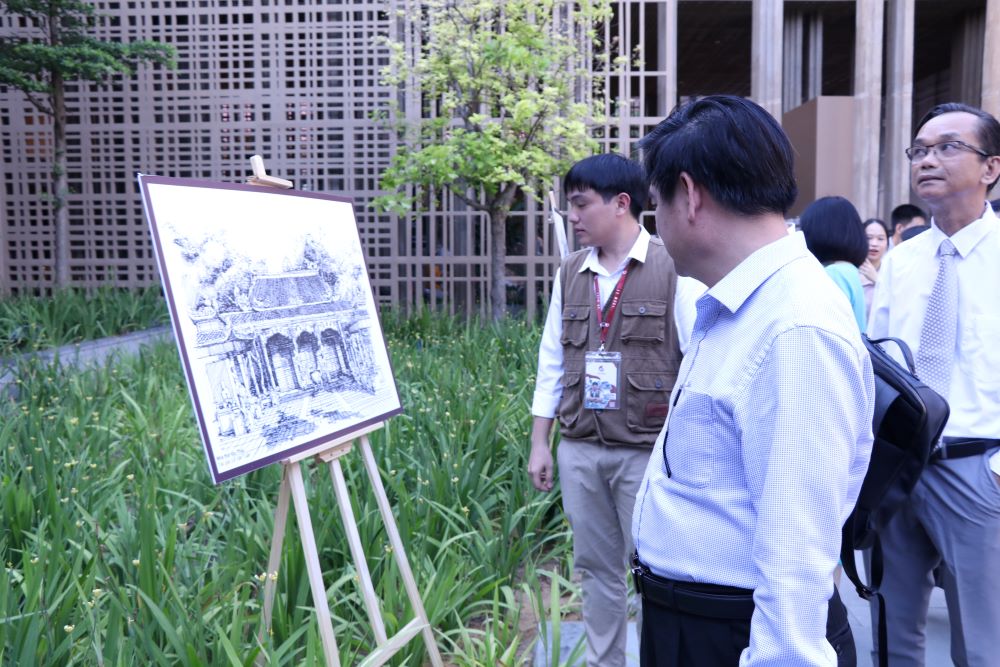 Exhibition "Voice" - A place where memories and technology blend in the heart of Da Nang. Photo: Kim Hong