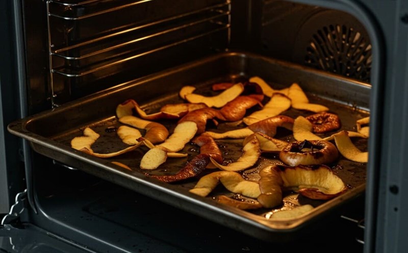Disocial and flavor the oven with apple peel and cinnamon. Photo: Dat