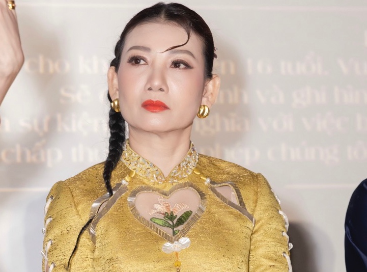 People's Artist My Uyen stars in the movie Doctor Who. Photo: Film crew.