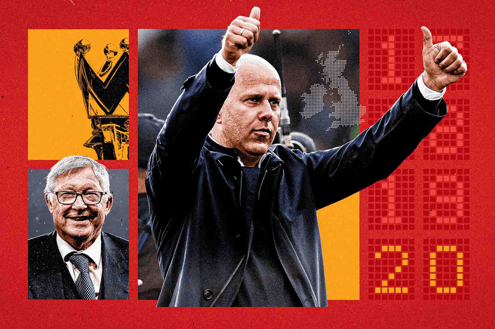 Arne Slot esta preparado para ayudar a Liverpool a igualar el record de innegabilidad que Sir Alex habia establecido. Imagen de The Athletic