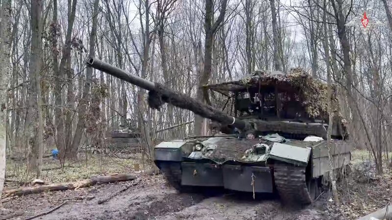 Russian T80BV tank. Photo: Cut from video of the Russian Ministry of Defense