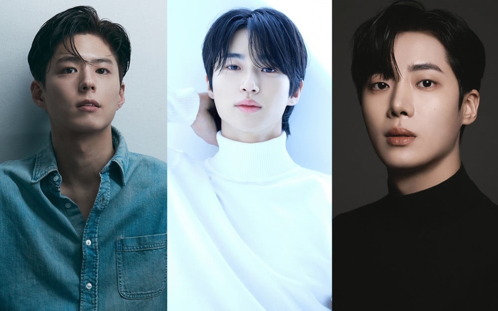 Park Bo Gum, Byeon Woo Seok and Choo Young Woo. Photo: Publishing House Lotte, CGV.