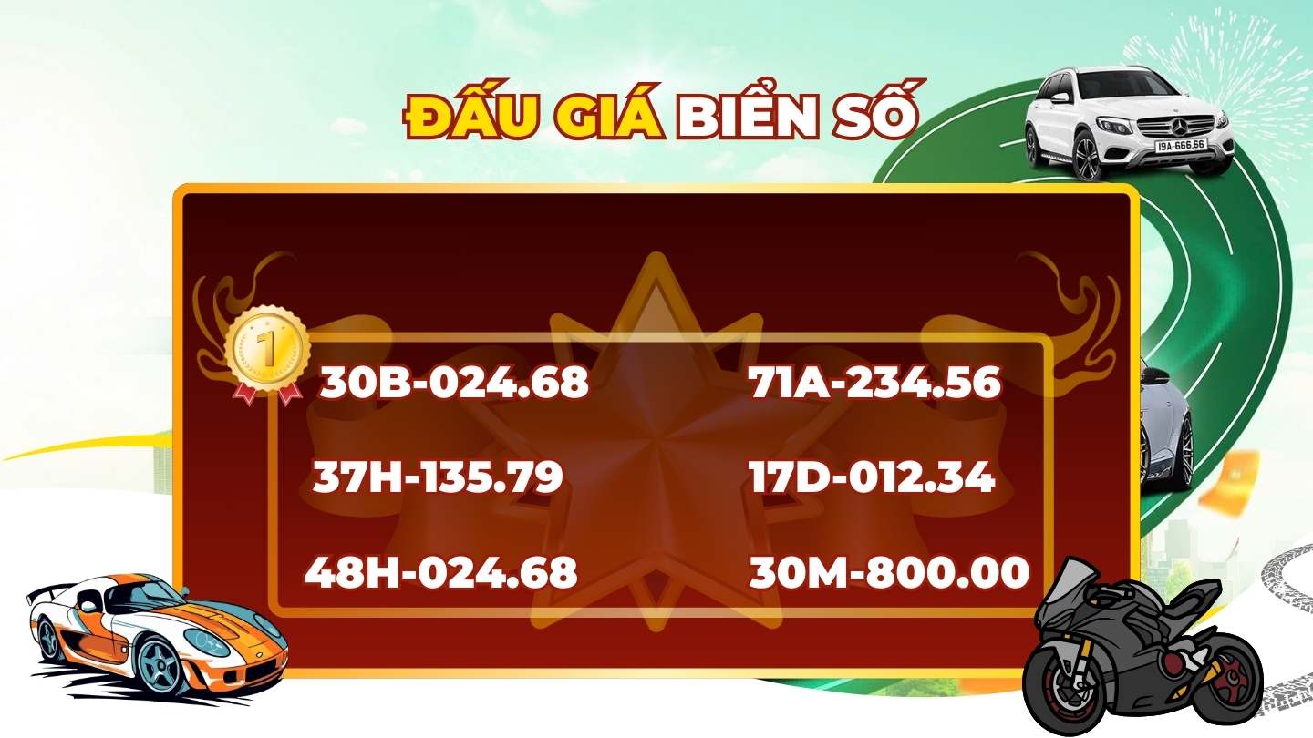 Revealing billion-dollar license plates in the license plate auction on April 24